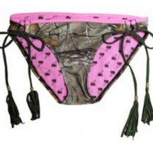 Authentic Real TreeGirl String Bikini Bottom L NWT